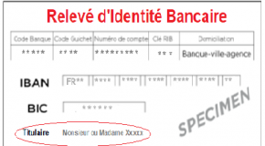 RIB: vérification du bénéficiaire