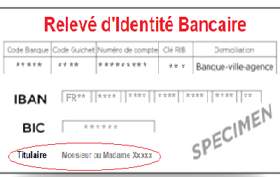 RIB: vérification du bénéficiaire