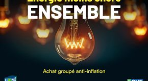 Énergie moins chère ensemble: un achat groupé d’électricité permettant de réaliser de très fortes économies